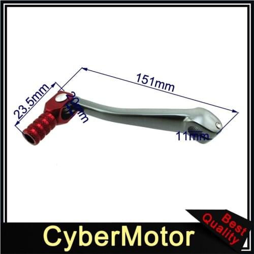 Aluminum 11mm Gear Shifter Lever For Chinese 50cc 70cc 90cc 110cc 125cc 140cc 150cc 160cc WPB Orion M2R Lucky MX Pit Dirt Bike