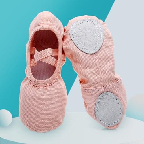 Shoes girls ballet shoes flat shoes women flats canvas ballet slippers elastic split sole ballet flats ballerina dance shoes