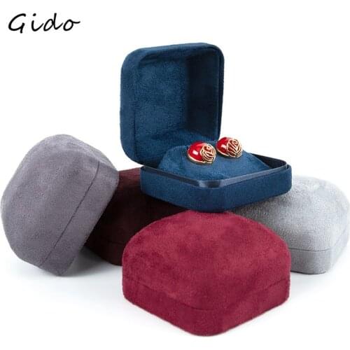 Quality Jewelry Storage Boxes Presentation Necklace Pendant Jewelry Box Velvet Case Earrings Pendant Display Box