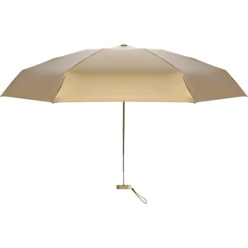 Pocket Umbrella Mini Folding Sun Umbrellas Parasol Sun Foldable Umbrella Mini Umbrella Candy Color Ultralight Rain Sun Umbrella