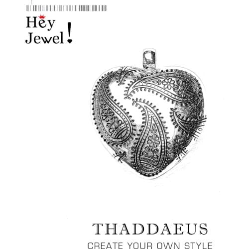 Pendant Large Heart Locket,2021 Spring Brand New Fine Jewelry Europe 925 Sterling Silver Accessories Romantic Gift For Woman