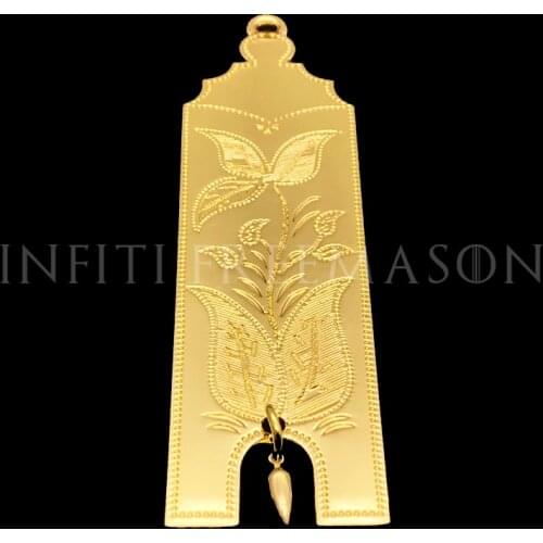 Junior Warden Masonic Collar Jewel Gold