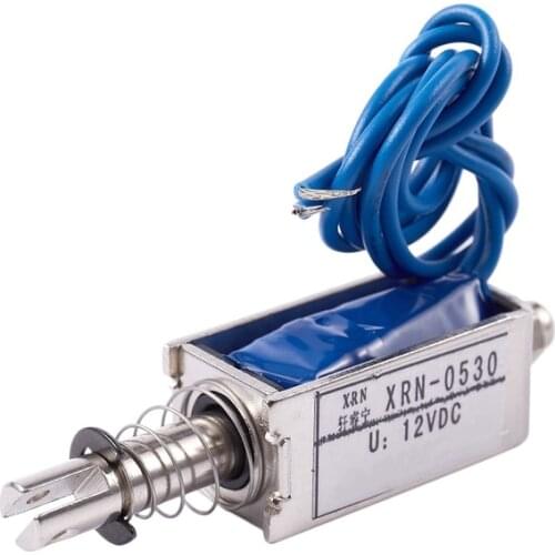 New Solenoid electric solenoid type push / pull 10 mm DC 12 V 2.1 kg force