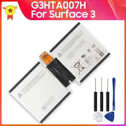 Authentic Replacement Battery G3HTA003H G3HTA007H G3HTA004H for Microsoft Surface 3 1645 Surface3 Quality Product +tool 7270mAh