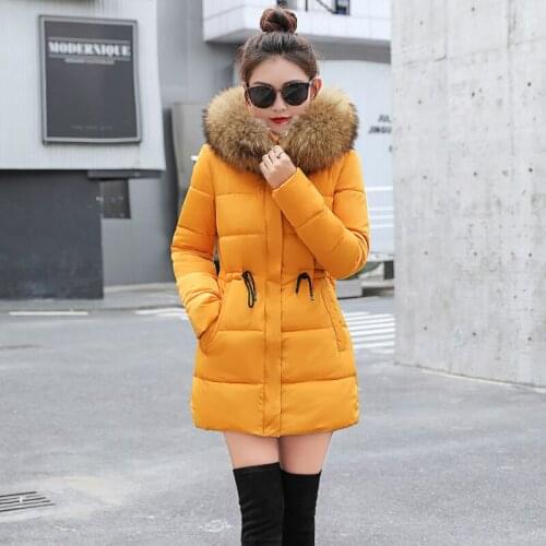 Fake Fur Parkas Women Down Jacket New 2021 Winter Jacket Women Thick Snow Wear Winter Coat Lady Clothing Female Jackets Parkas