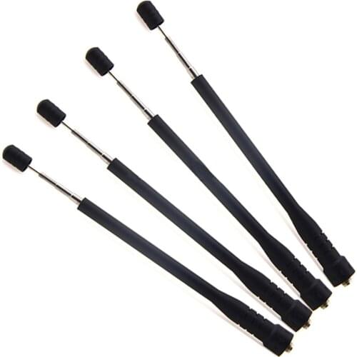 Universal SMA Female Dual Wide Band Flexible Antenna Walkie Talkie Telescopic Rod High Gain Antenna For Baofeng 888s