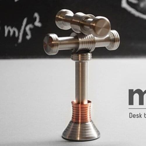 Portable Fingertip Toy Fidget Hand Spinner Free-Fall Down Moon Drop Imitate Lunar Gravity Toy for Desktop Stress Relief