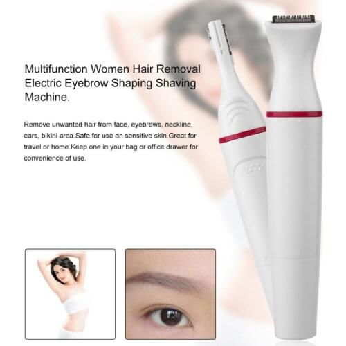 5 In 1 Multifunction Women Mini Shaver Trimmer Razor Electric Female Hair Remover Face Body Underarm Shaving Machine