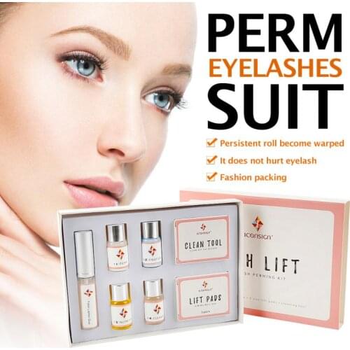 7 In 1 Eyelash Perm Set Eyelash Perming Simple Perm Eyelash Wave Lotion Curling Perm Curler Kit Eye Lashes Lift Liquid Set TSLM1