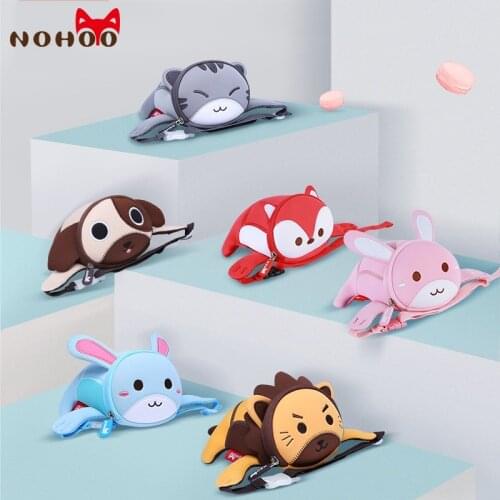 NOHOO Kids Waist Bags , Toddle Travel Coin Purse 3D Cute Cartoon Animals Fanny Pack for Girls Boys Children Crossbody Bags