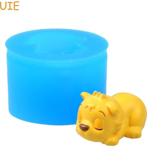 DYL272U 20.5mm 3D Baby Tiger Silicone Mold - Sugarcraft, Cupcake Topper, Fondant, Chocolate, DIY Handmade, Resin, Candy Making