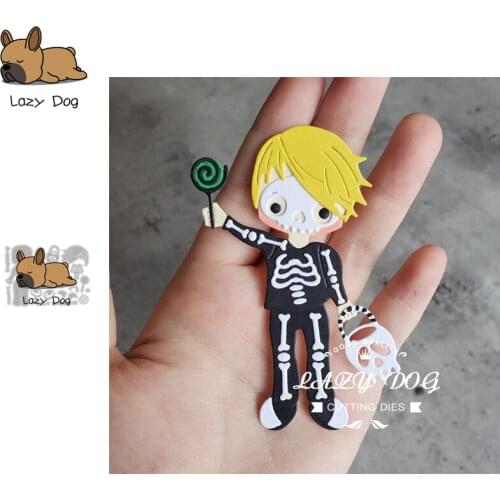 Halloween Ghost Costume Metal Cutting Dies Scrapbooking Stencil DIY Mold Craft Embossing Die Cuts Card Making New Dies For 2020