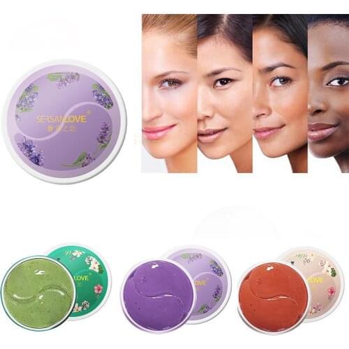 Green Tea Eye Mask Hydrogel Eye Gel Patch Remover Dark / Eye Moisturizing 60pc Circle Mask Sleeping Anti set N9U8