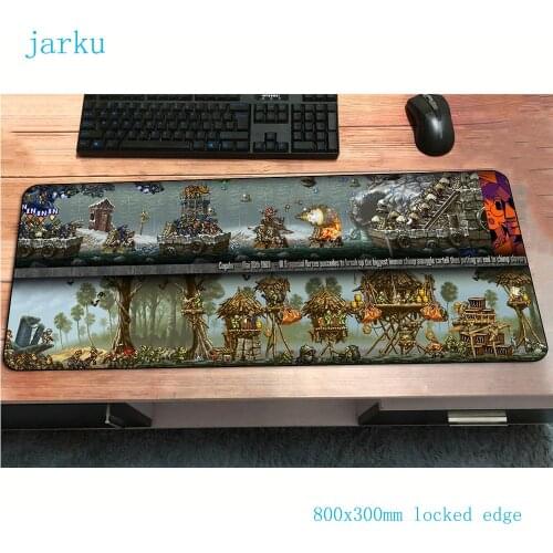 Metal slug mouse pad thick 800x300x2mm gaming mousepad gamer mouse mat pad computer locked edge desk padmouse large play mats