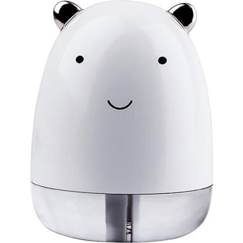 220ML Mini Air Humidifier Cute Bear USB Aroma Diffuser Colorful Night Light Car Office Air Purifier Mist Maker
