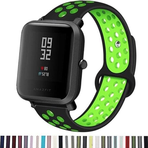 Silicone Strap For Xiaomi Huami Amazfit Bip S/Bip U Lite Smart Watch Band Sports Replace Straps For Amazfit GTS GTS 2 GTR 42MM