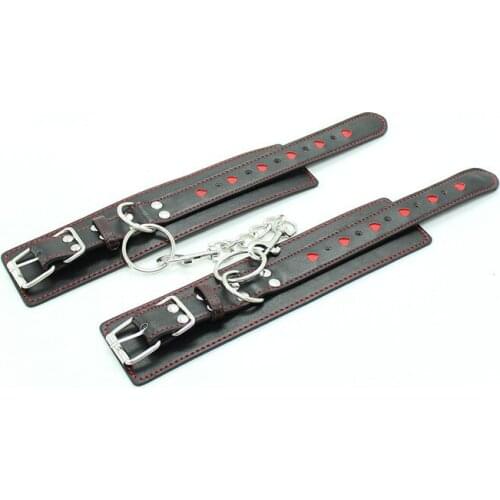 Sex Toys Flirting Hand And Handcuffs Fun Hand And Foot Buckle Red Heart-shaped Bondage