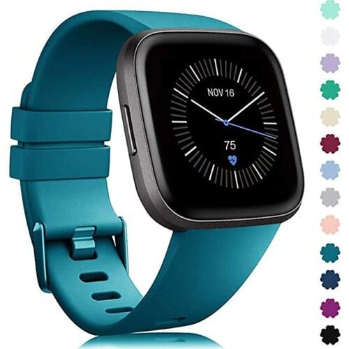 Silicone Watch Strap For Fitbit Versa/Versa 2 Replacement Watch Band Waterproof Accessories Strap For Fit bit Versa Bracelet