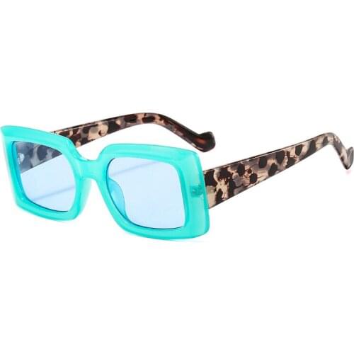 Fashion Colorful Square Sunglasses Women Candy Color Eyewear Retro Rectangle Female Trending Sun Glasses Shades UV400 Men