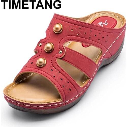 TIMETANGWoman Sandals Ladies Flat Wedges Platform Shoes Woman Fashion Casual Female Summer Sandals Open Toe 2021 Sandalias Mujer