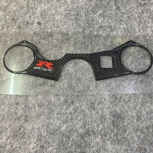 3D motorcycle Carbon-look Upper Triple Yoke Cover Protector Decal sticker Case for SUZUKI GSXR1000 GSX-R1000 K7 2007-2008