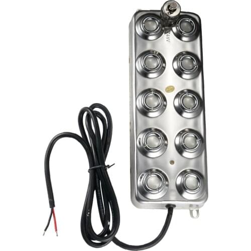 Industrial 10 Head Sprayer Ultrasonic Mist Maker Diffuser Fogger Air Humidifier Fountain Pond Atomizer Greenhouse Hydroponics