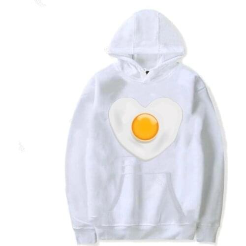 Women Hoodies Sweater Egg Creativity Love Sweatshirts Anime Hoodie Anime Clothes For Teens Women Harajuku Hoody Dropshipping