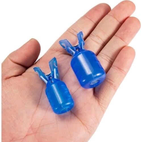 10pcs Protector Fishing Jigs Lure Covers Hooks Fishing Lures Jig Hook Protector Cover Protective Case Fishing Tools Blue