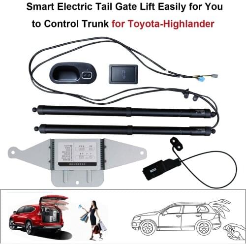 Car Smart Auto Electric Tail Gate Lift for Toyota Highlander Remote Control Set Height Avoid Pinch