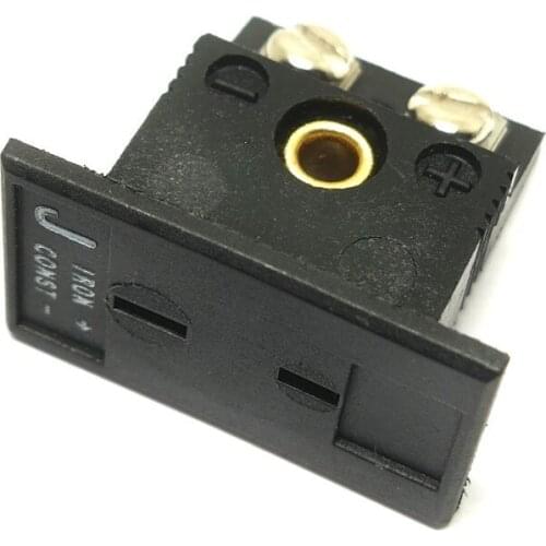 J Type High Efficiency Black Color Standard Mini Female Panel Connector
