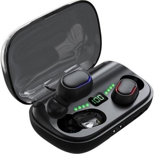 JS2 Portable ABS Wireless Bluetooth 5.0 Dynamic Earphones Waterproof And Sweatproof Mobile Phone Rechargeable Low-power Earplugs
