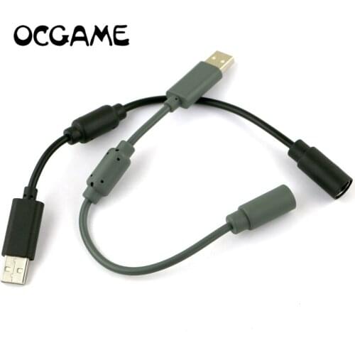 10pcs/lot USB Breakaway Extension Cable to PC Converter Adapter Cord For Xbox 360 Wired Controller Gamepad Game Accessories