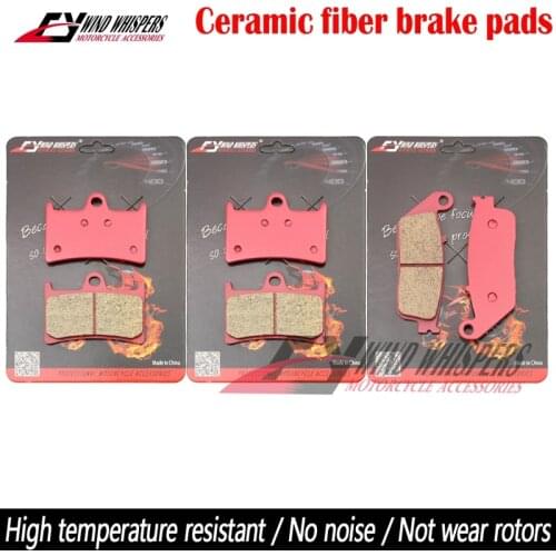 Copper fiber Front Rear Brake Pads For Suzuki DR 250 95-00 DR250 Djebel 250 DR 350 DR350 98-99 650 96-97 DR-Z 250 K1-K7 01-07