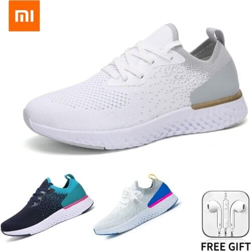 Xiaomi Youpin Outdoor Sneakers Platform Shoes Women Spring Fashion Lightweight Mesh Breathable Lace-Up Flats Female Size 36-41