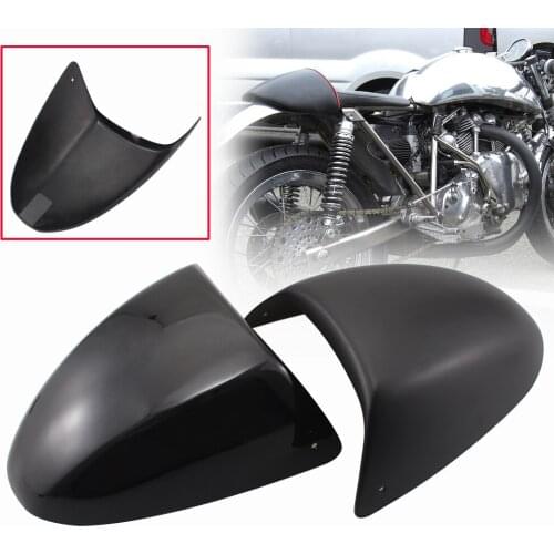Matte Vivid Black Retro Custom Rear Seat Cowl Cover Tail Tidy Fairing Cover For TRIUMPH THRUXTON 900 BMW R NINET Honda CB400