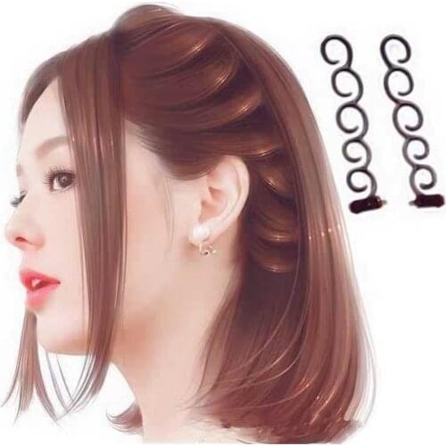 MISANANRYNE Women Fashion Flower Magic Hair Clip Bride Stylist Queue Twist Plait Hair Braid DIY Hairstyle Styling Hair Accessory