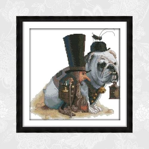 Joy sunday Lead the way Aida Canvas Cross Stitch kit DMC Cotton Thread Embroidery Set DIY Needlework Send Accessory Tools