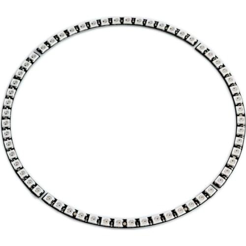 Ring Wall Clock 60 X Ultra Bright WS2812 5050 RGB LED Lamp Panel with Integrated Drivers