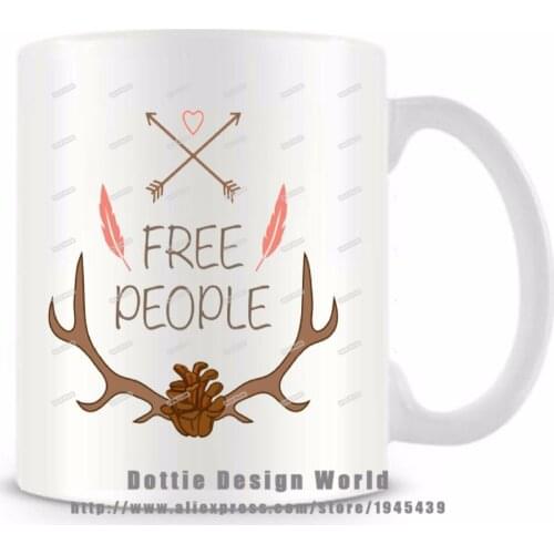 New Arrival BOHO funny novelty travel mug Ceramic white coffee tea milk mug cup Personalized Birthday Easter Mothers day gifts