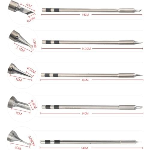 Original QUICK TSS02 Series Lead Free Solder Iron Tip Hand Welding Pen Tool For TS1200A