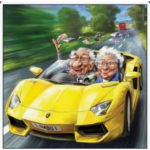 Elderly Couple Transparent Clear Pattern Stamps for DIY Scrapbooking/Card Making/Kids Christmas Fun Decoration