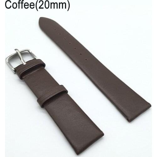 12/14/16/18/20/22mm Watch Band Strap Cow Leather Replacement Watchband for Men Women AC889