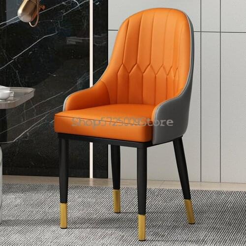 Light luxury dining chair simple modern backrest chair home Nordic dining table and chair net red makeup chair casual nail stool