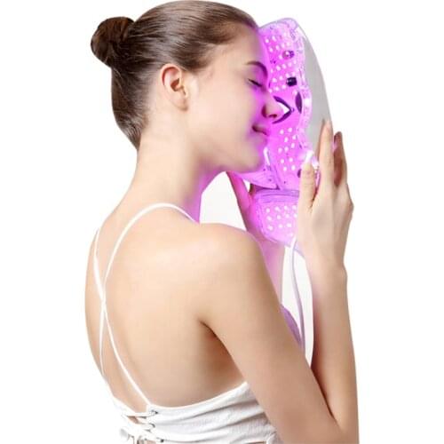 LED Mask Light Therapy Facial Mask Skin Rejuvenation Anti-aging Beauty Therapy Skin Rejuvenation Silicone Mask With Microcurrent