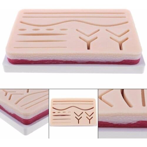 3-Layer Suture Practice Pad Medical surgical Suture Training Kit de Suture Practice Training Pad Set