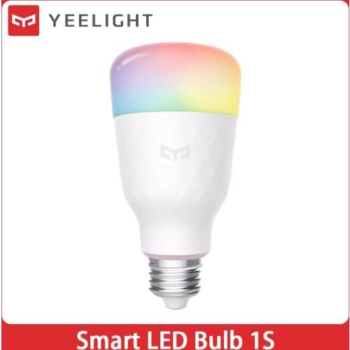 Yeelight Colorful Smart LED Bulb Smart Lamp 1S WIFI Voice Control For Apple Homekit Mi Home App SmartThings Google Assistant