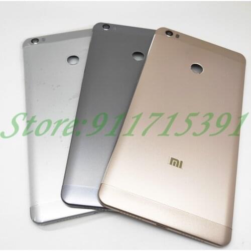 New Metal Battery Back Cover For Xiaomi Mi Max MiMax Back Rear Battery Housing Door Back Cover Case Replacement Parts