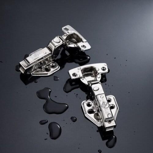 1pcs Rustless Iron Hydraulic Hinge Iron Core Damper Buffer Cabinet Hinges Cupboard Door Hinges Soft Close Hardware