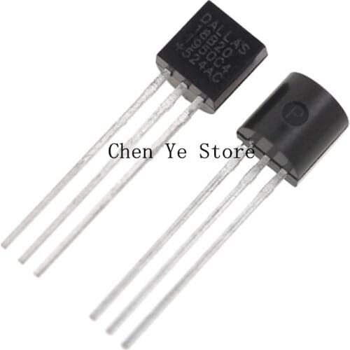 Free Shipping Sensor Electronic chip DS18B20 TO-92 18B20 chips Temperature Sensor IC 18b20 DIY electronic 100% new and original