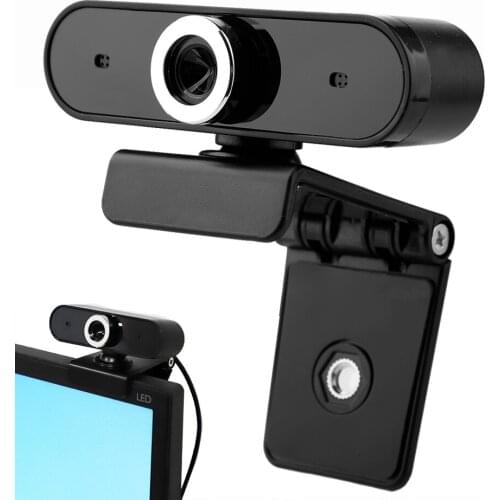 HD Webcam Web Cam Conference Video Calling Computer Camera with Microphone for Computer PC Laptop Desktop with Rotatable Clip